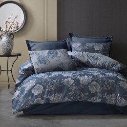 Pościel bawełniana FLORY BLUE/160x200 COTTONLOVE JACQUARD