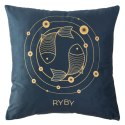 Poszewka dekoracyjna ZODIAK/RYBY/40x40 (promocja)