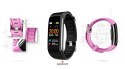 Smartband Giewont Fit&GO Duo GW200-4 - Black + Pasek Think Pink