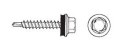 WKRĘT SAMOWIERTNY 4.8*55MM RAL 3011