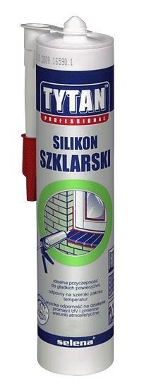 SILIKON SZKLARSKI I AKWARIOWY TYTAN 280ML CZARNY