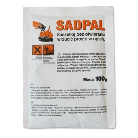 KATALIZATOR DO SPALANIA SADZY SADPAL 50G SASZETKA