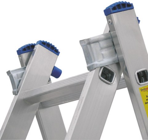 DRABINA ALUMINIOWA 2-ELEMENTOWA 309CM 7+7 SZCZEBLI DRABINA ALUMINIOWA 2-ELEMENTOWA 309CM 7+7 SZCZEBLI