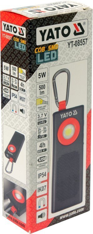 LATARKA ROBOCZA 500LM, LI-PO 3,7V 2000MAH, 3W1 LATARKA ROBOCZA 500LM, LI-PO 3,7V 2000MAH, 3W1