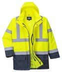 KURTKA OSTRZEGAWCZA OCIEPLANA S766YNR HI-VIS 5W1 XXL