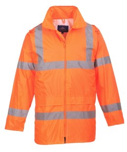 KURTKA OSTRZEGAWCZA PRZECIWD. POMARAŃCZOWA HI-VIS RAIN XXL