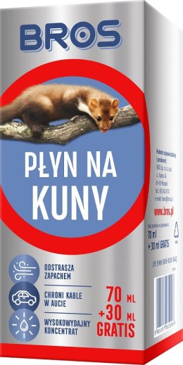 PŁYN NA KUNY 70ML+30ML GRATIS