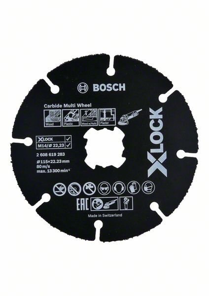 TARCZA TNĄCA X-LOCK CARBIDE MULTI WHEEL 115*1*22.23