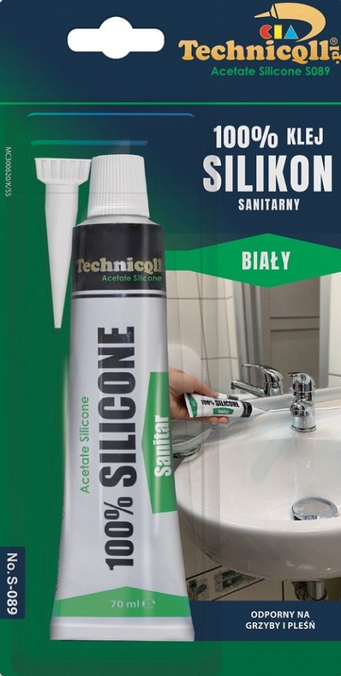 SILIKON SANITARNY BIAŁY 70ML