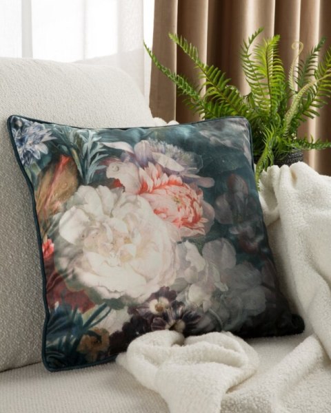 POSZEWKA VELVET 111 45 X 45 CM CIEMNOTURKUSOWY EUROFIRANY POSZEWKA VELVET 111 45 X 45 CM CIEMNOTURKUSOWY EUROFIRANY