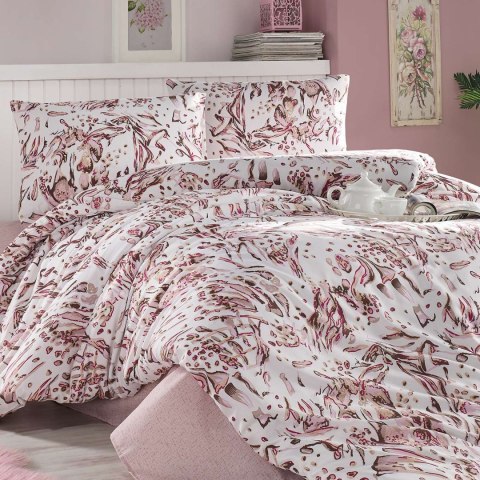 Pościel bawełniana TAVRA PINK/160x200 COTTONLOVE EXCLUSIVE Darymex