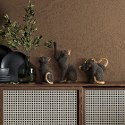 FIGURKA DEKORACYJNA ELDO 39 X 11 X 14 CM CZARNY EUROFIRANY