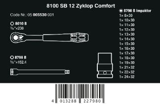 GRZECHOTKA ZYKLOP COMFORT SB 12 3/8'' W ZEST. METRYCZ, 16CZ. GRZECHOTKA ZYKLOP COMFORT SB 12 3/8'' W ZEST. METRYCZ, 16CZ.