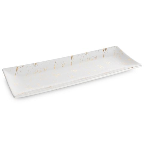 PATERA DEKORACYJNA ARIELA 38 X 14 X 4 CM BIAŁY EUROFIRANY