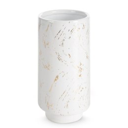 WAZON DEKORACYJNY ARIELA FI 12 X 25 CM BIAŁY EUROFIRANY