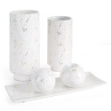 PATERA DEKORACYJNA ARIELA 38 X 14 X 4 CM BIAŁY EUROFIRANY
