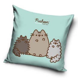 Poszewka poliester 40x40 Pusheen niebieski Carbotex