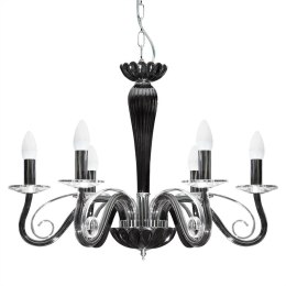 LAMPA ERIKA (02) O 65 X 47 CM CZARNY EUROFIRANY