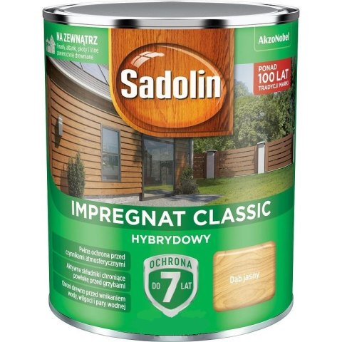 SADOLIN IMPREGNAT CLASSIC HYBRYDOWY 7 LAT DĄB JASNY 2.5L