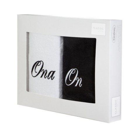 KOMPLET RĘCZNIKÓW ON ONA 47 X 37 X 7 CM BIAŁY EUROFIRANY KOMPLET RĘCZNIKÓW ON ONA 47 X 37 X 7 CM BIAŁY EUROFIRANY