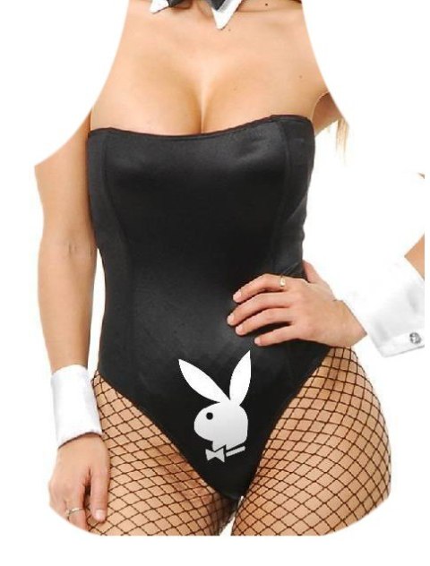 Fartuch nr 70 (black bunny playboy).. Darymex