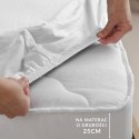 Prześcieradło jersey elastan z gumką WHITE/BIAŁY/90x200x30 Darymex