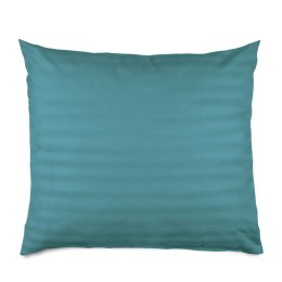 Poszewka satyna bambusowo-bawełniana STRIPE SEA TURQUOISE/50x60