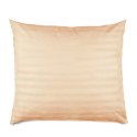 Poszewka satyna bambusowo-bawełniana STRIPE BEIGE/50x60