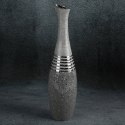 WAZON DEKORACYJNY NELI (16) FI 15 X 60 CM SREBRNY EUROFIRANY