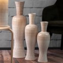 WAZON DEKORACYJNY EDNA (02) FI 17 X 56 CM KREMOWY EUROFIRANY