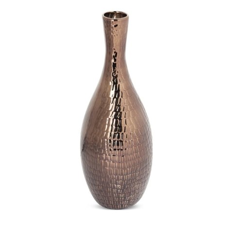 WAZON DEKORACYJNY ERNA FI 12 X 34 CM MIEDZIANY EUROFIRANY