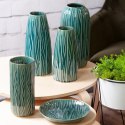 WAZON DEKORACYJNY REA (01) FI 17 X 36 CM ZIELONY EUROFIRANY