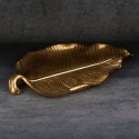 PATERA DEKORACYJNA AMARI (01) 31 X 19 X 3 CM ZŁOTY EUROFIRANY