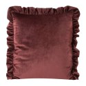 POSZEWKA VELVET 25 45 X 45 CM CZERWONY EUROFIRANY