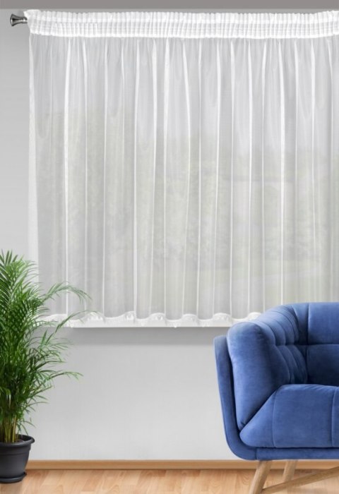 FIRANA GOTOWA MAYA NA TAŚMIE 300 X 145 CM BIAŁY EUROFIRANY FIRANA GOTOWA MAYA NA TAŚMIE 300 X 145 CM BIAŁY EUROFIRANY