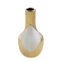 WAZON DEKORACYJNY RAKEL (04) FI 12 X 23 CM BEŻOWY EUROFIRANY