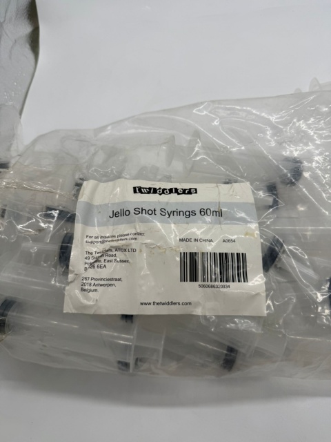 Impreza na Maxa! The Twiddlers Jello Shot Syringes – 25 Sztuk!