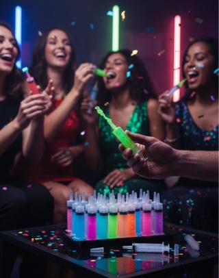 Impreza na Maxa! The Twiddlers Jello Shot Syringes – 25 Sztuk!
