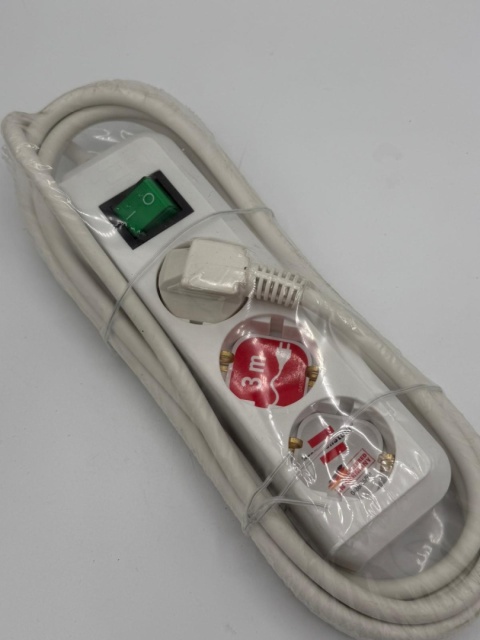 Listwa Zasilająca Brennenstuhl Eco-Line 3m / 3 Gniazda / Biała