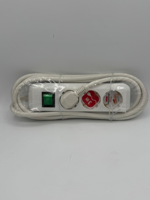 Listwa Zasilająca Brennenstuhl Eco-Line 3m / 3 Gniazda / Biała