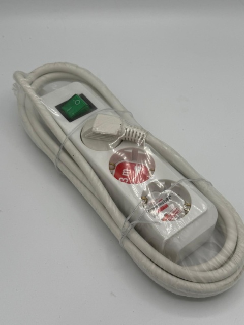 Listwa Zasilająca Brennenstuhl Eco-Line 3m / 3 Gniazda / Biała